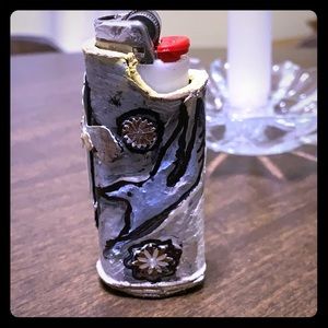 Leather lighter holders